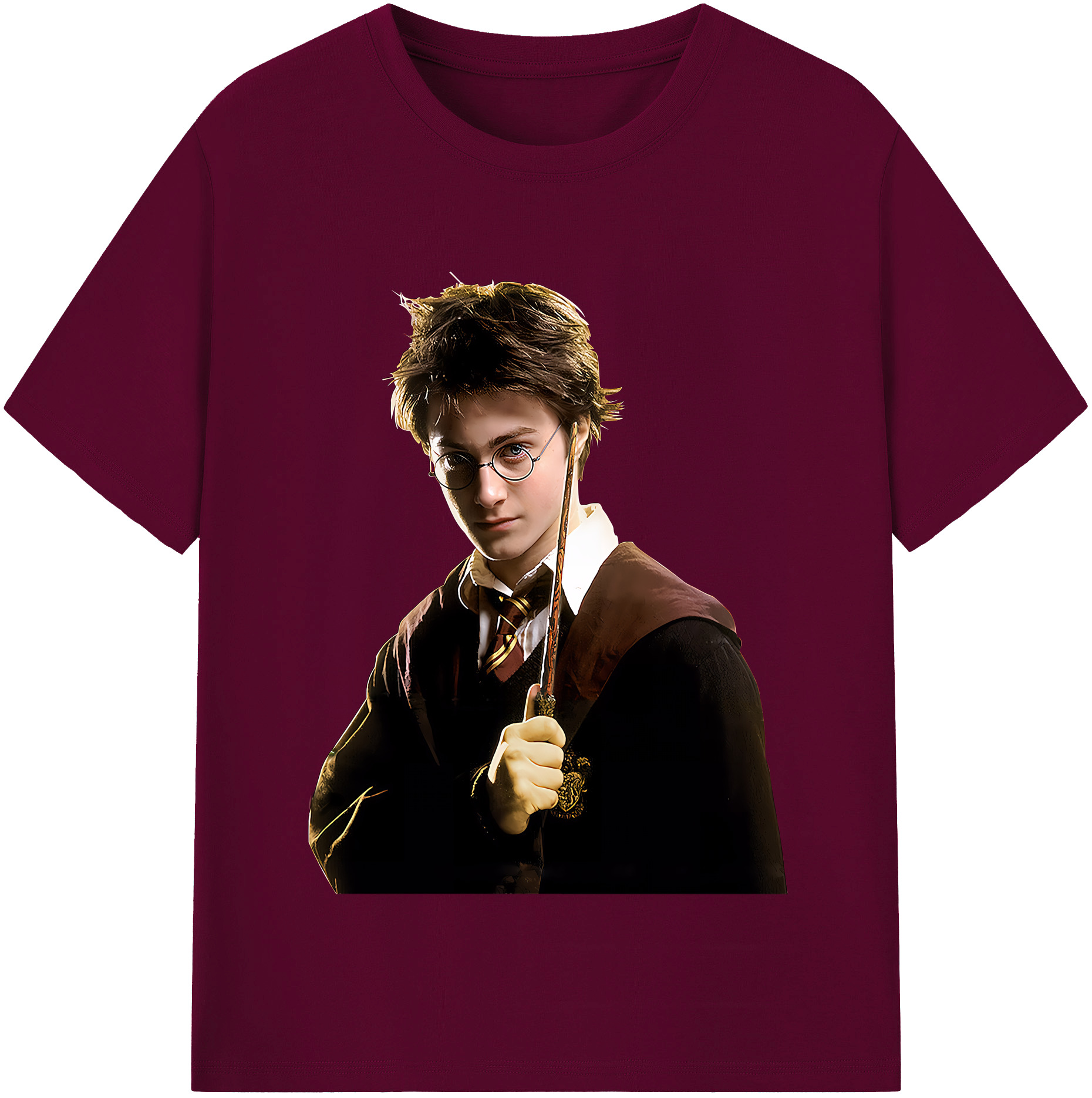 （画像用） Harry Potter ハリー・ポッターシリーズ レディースカジュアルプリントTシャツ（綿100％）